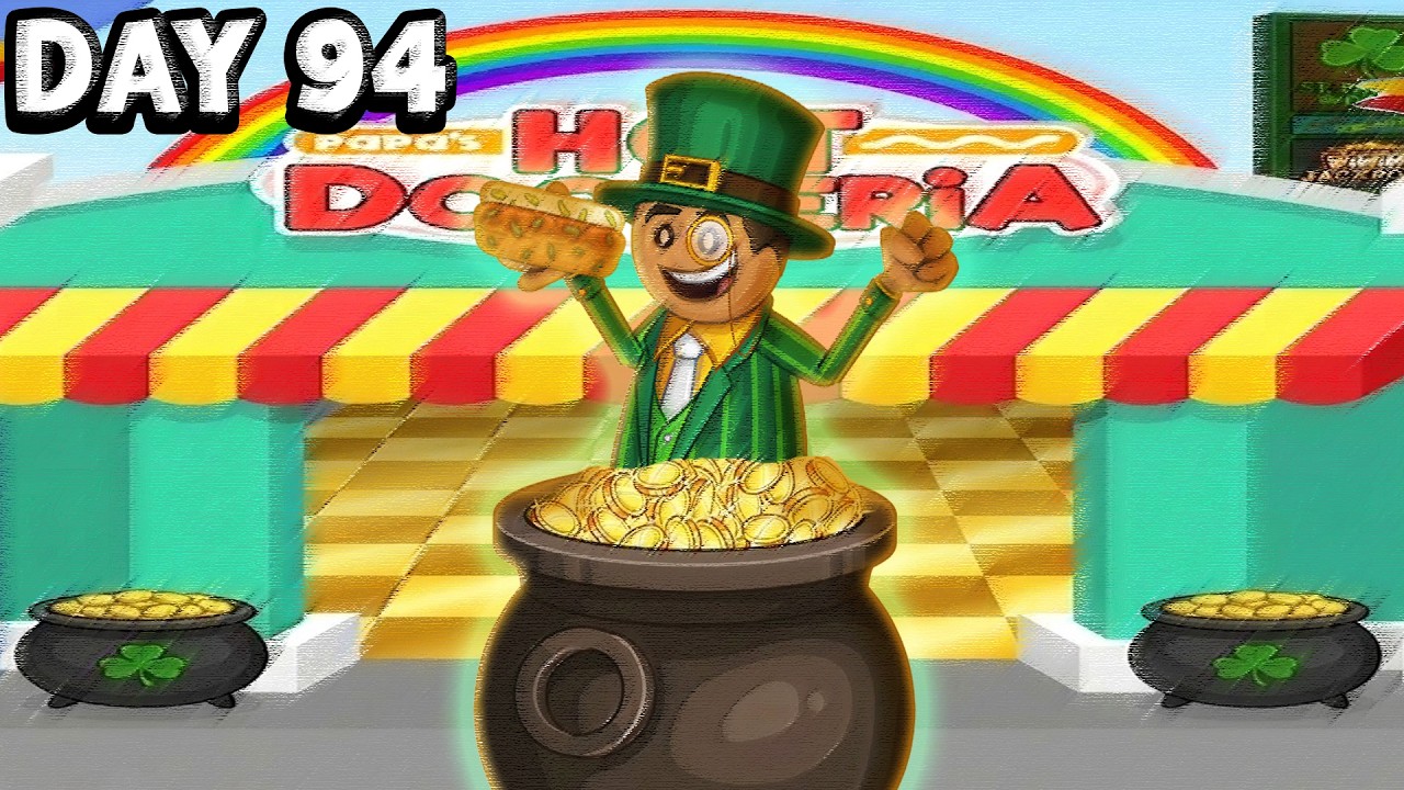 Papa's Hot Doggeria HD - День Святого Патрика (Рейтинг 56)