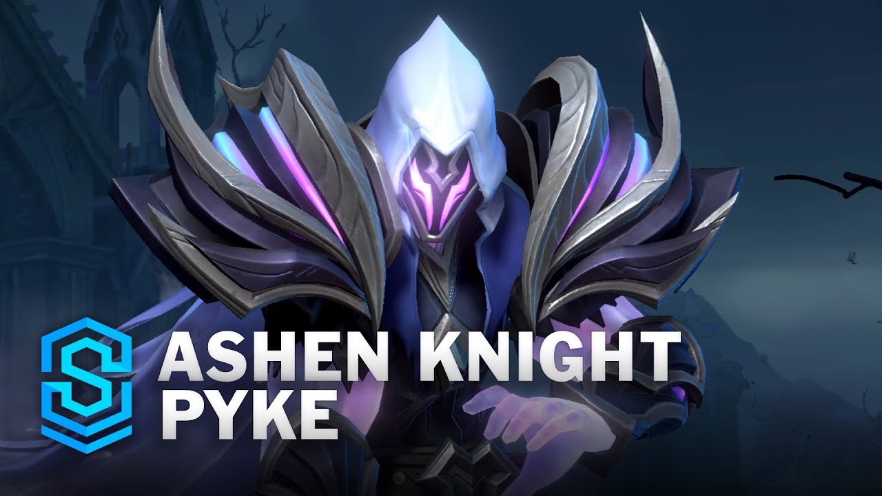 Ashen Knight Pyke Wild Rift Skin Spotlight