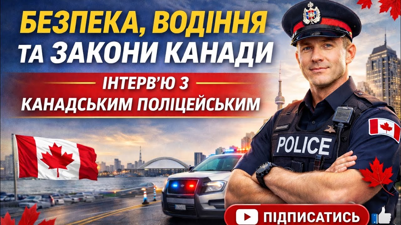 Інтерв’ю з українським поліцейським у Торонто: що потрібно знати про безпеку та закони Канади