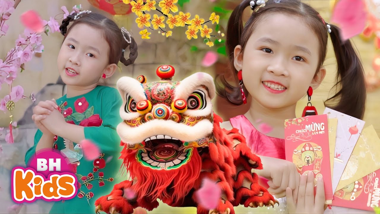 Nhạc Tết Bao Lì Xì Đỏ, Bé Đón Tết Sang | Nhạc Tết Thiếu Nhi Remix Sôi Động 2025