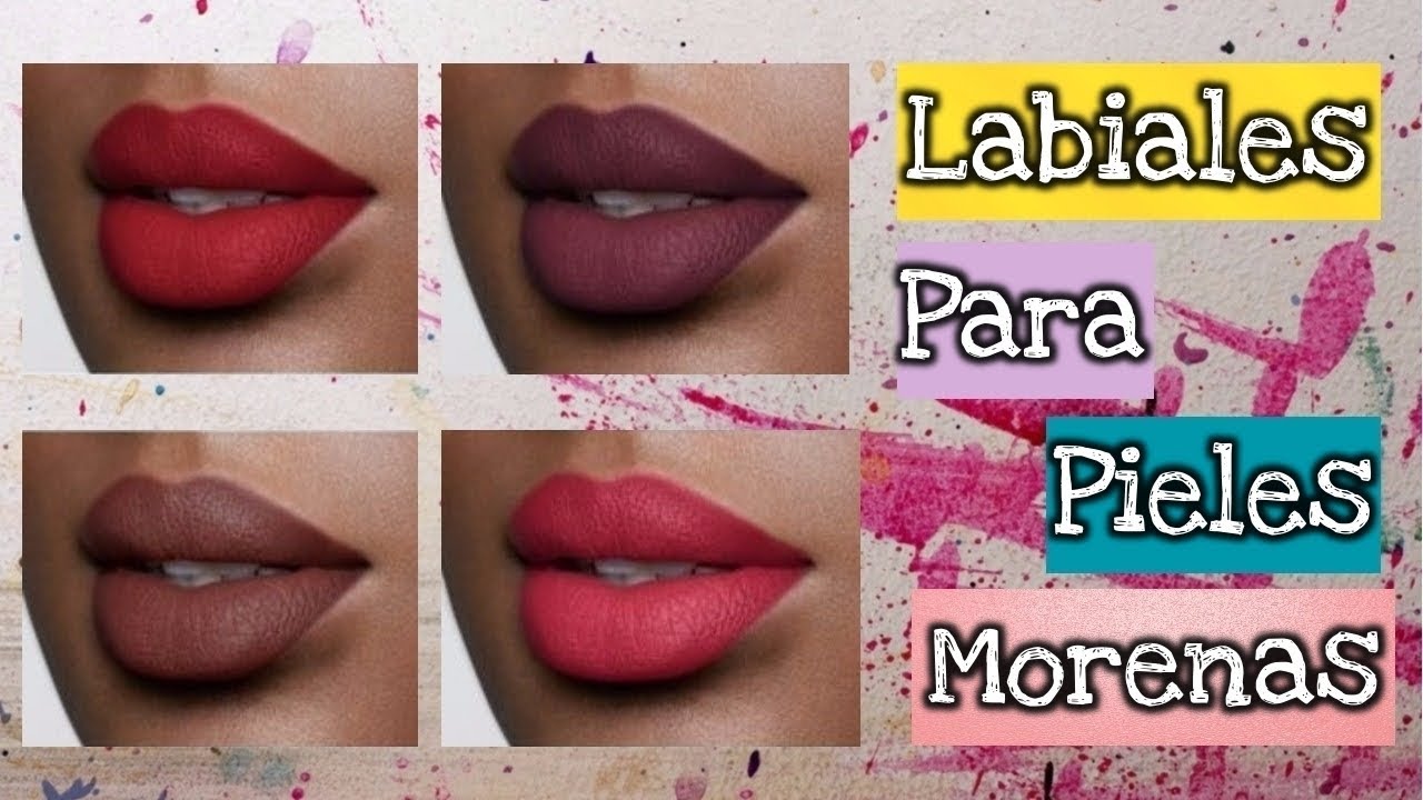 Colores de labiales en tendencia para pieles morenas