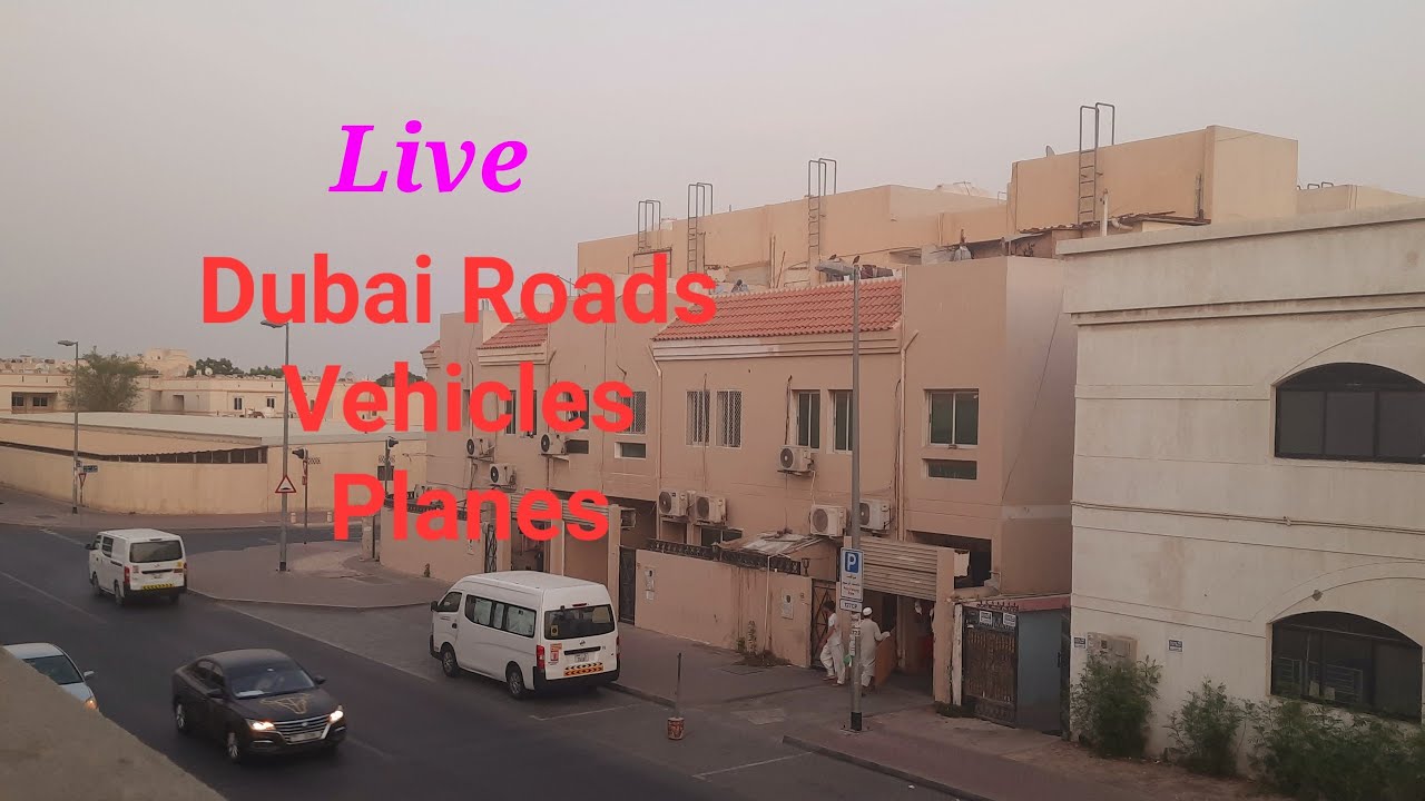 Live Aeroplanes Dubai roads plane cars 🚗 Dubai street Aeroplanes in Dubai Busiest city in the world
