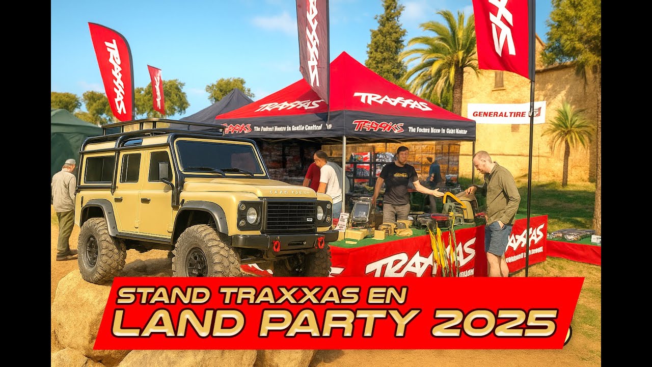 Montamos Stand TRAXXAS en Land Party 2025 | Les Comes 4x4 con ToysWD y CrawlerTV
