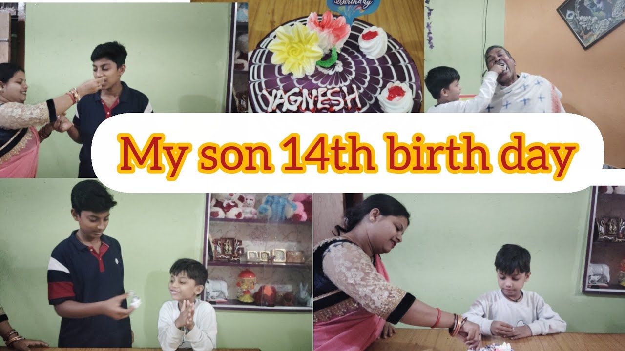  ବଡ଼ ପୁଅର birth day celebration//happy birth day ଲାଡ଼ୁ 🎂❤️🎉//👨‍👩‍👦‍👦👍🙏