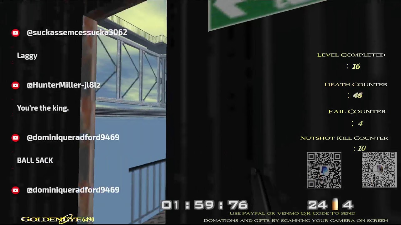 GoldenEye 007 N64: GE Randomizer Saturday Live #108 (No Commentary)