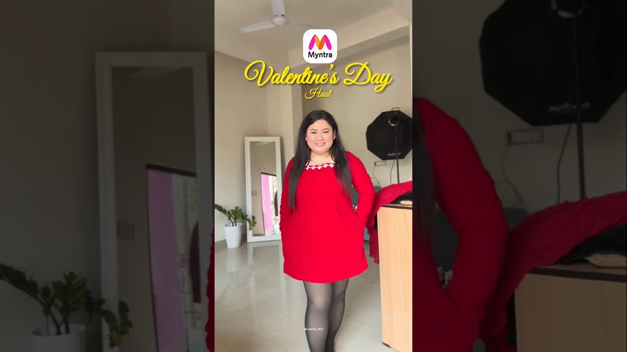 Покупка платьев для свидания в Myntra✨День святого Валентина ahi ase #ytshorts #myntrahaul #reddr...