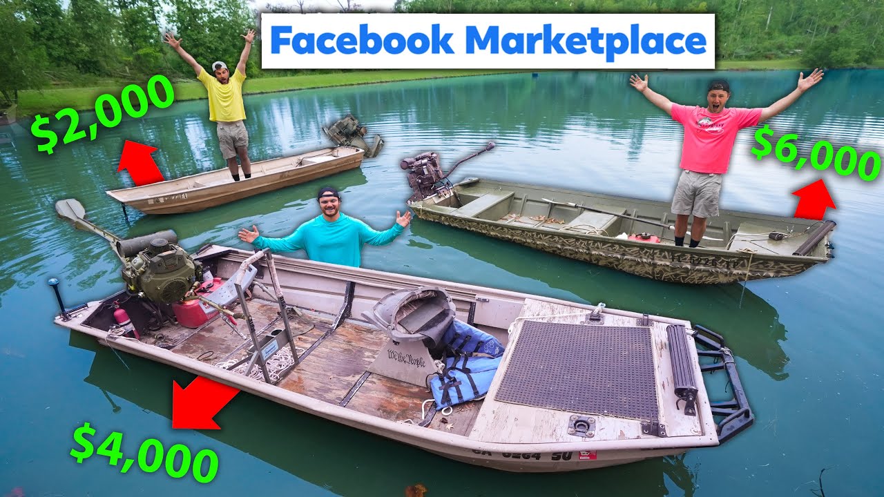 Конкурс лодок-грязевик на Facebook Marketplace за 2000 против 6000 долларов!