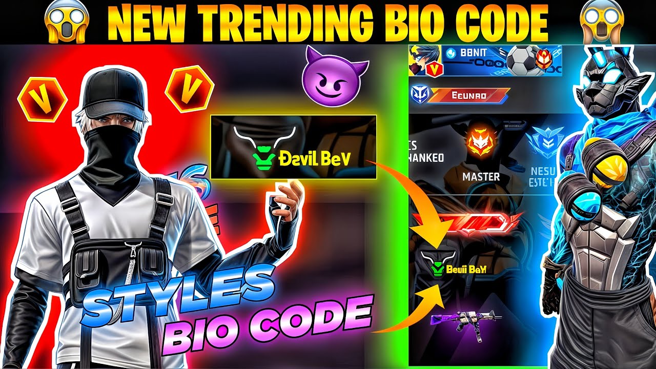 Hidden DEVIL Symbol Bio in Free Fire | Unstoppable FF Bio Styles 2024 | Secret Color Code Revealed