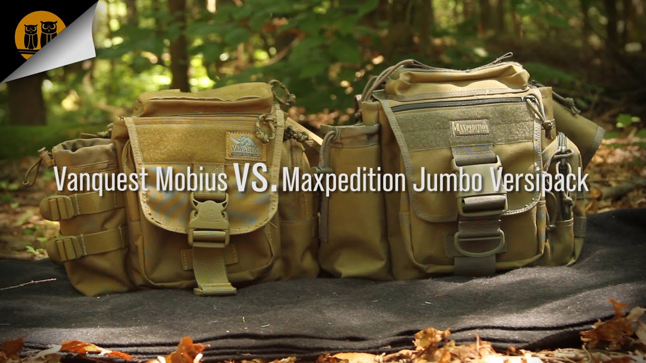 Vanquest Mobius Vpacker vs Maxpedition Jumbo Versipack | Field Review