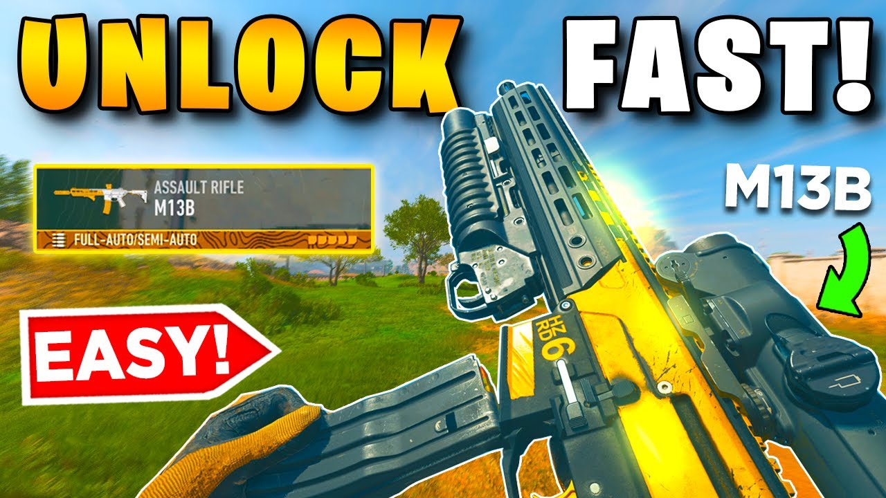 *ОТКРОЙТЕ ЗА 5 МИНУТ* НОВЫЙ САМЫЙ БЫСТРЫЙ СПОСОБ РАЗБЛОКИРОВАТЬ M13B В Modern Warfare 2! (Быстро ...