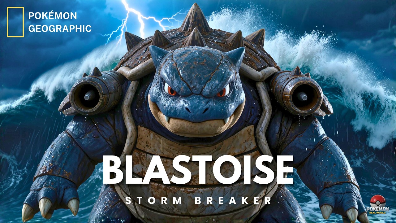 Real Life Pokémon – NatGeo: Squirtle to Blastoise Evolution | Storm Breaker !
