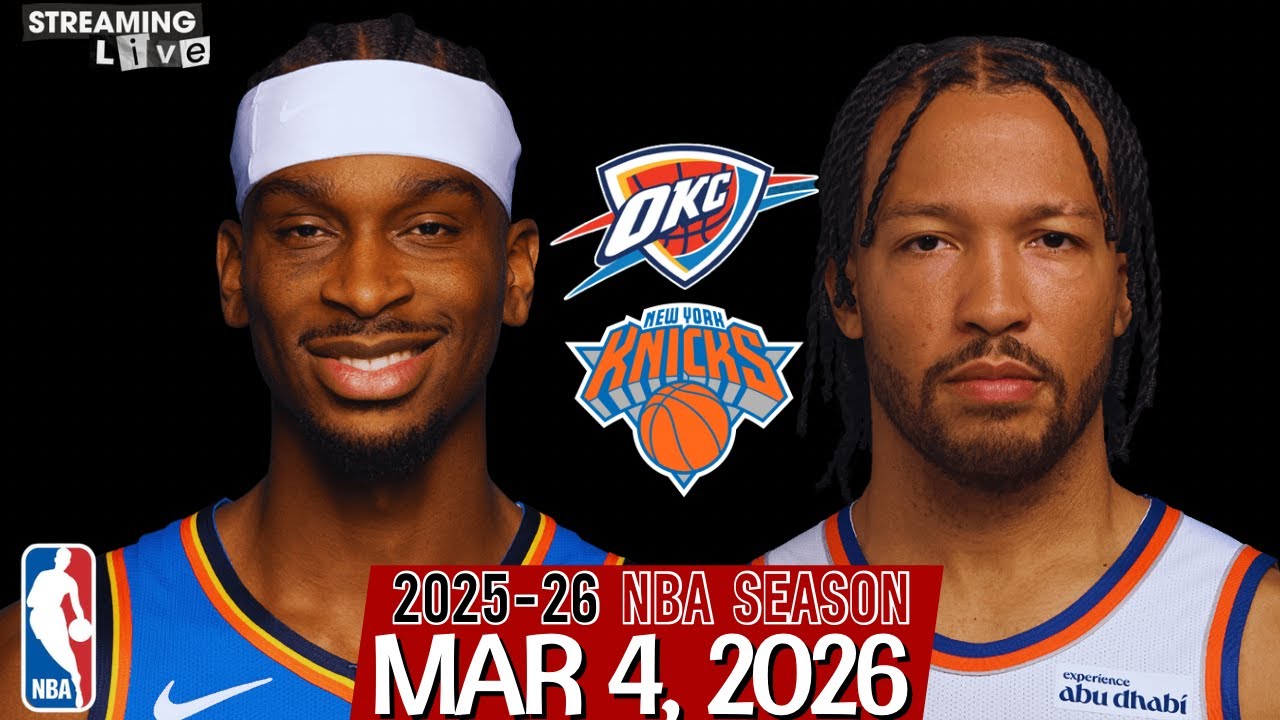 (LIVE) SGA vs Jalen Brunson | Oklahoma City Thunder vs New York Knicks NBA Live Stream