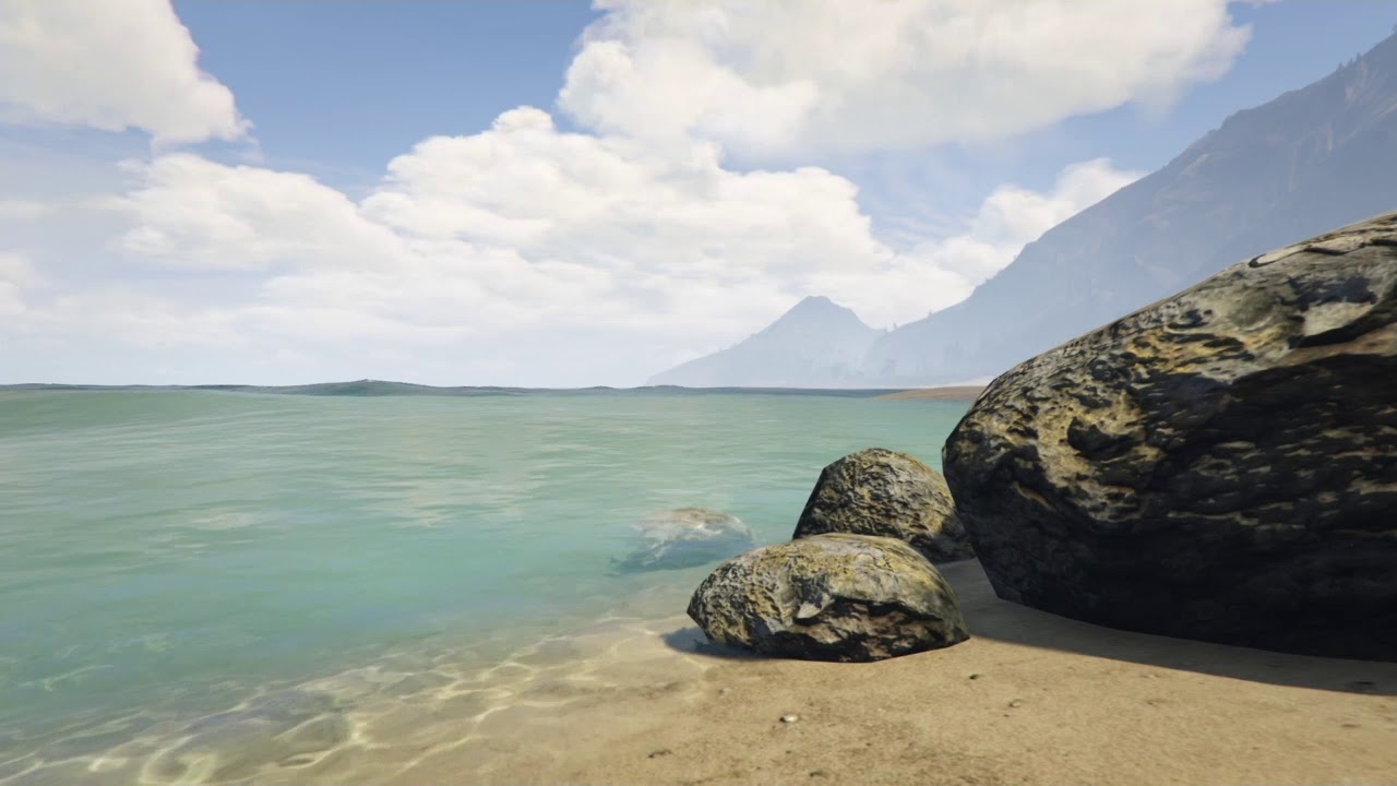 Video Game Ambience Asmr - (GTA V) Paleto Bay | Relaxing Ocean Waves