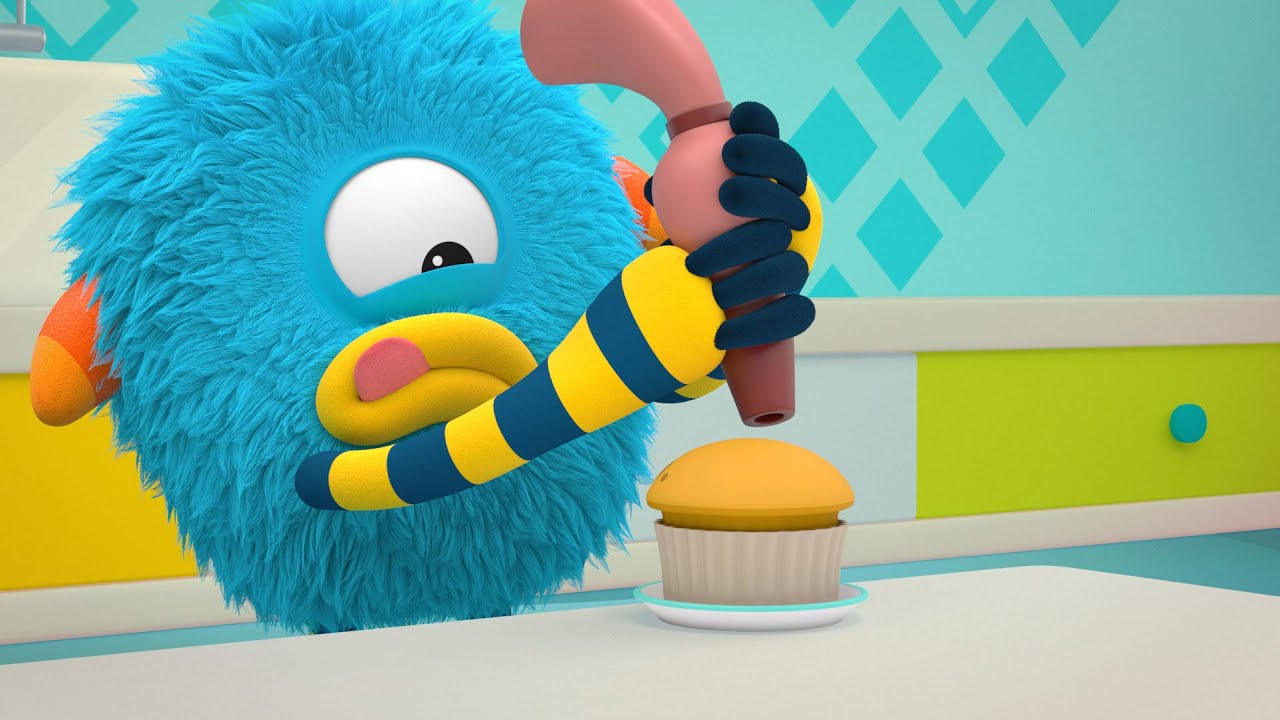 MOMONSTERS in English 🤪Cupcakes🧁Educational animation for Kids