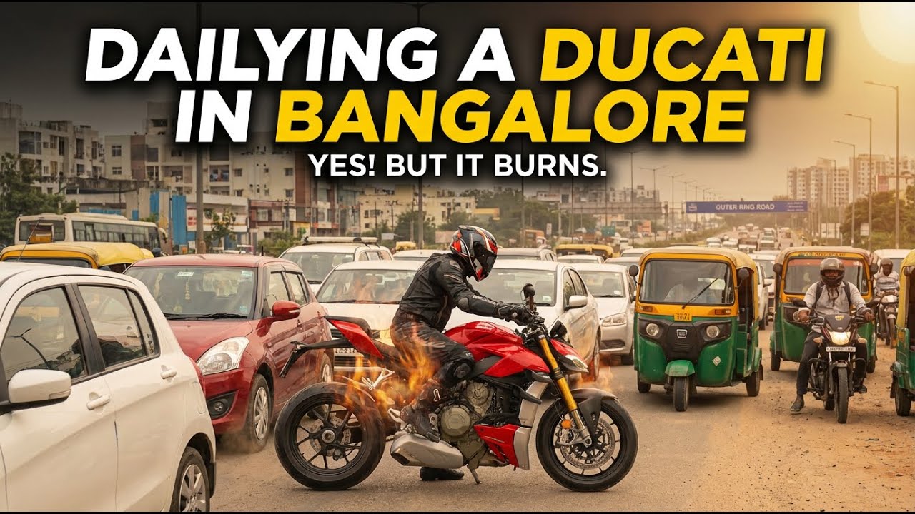 Can You Daily a Ducati Streetfighter V2 S in Bangalore? (Pure ASMR Crawl)