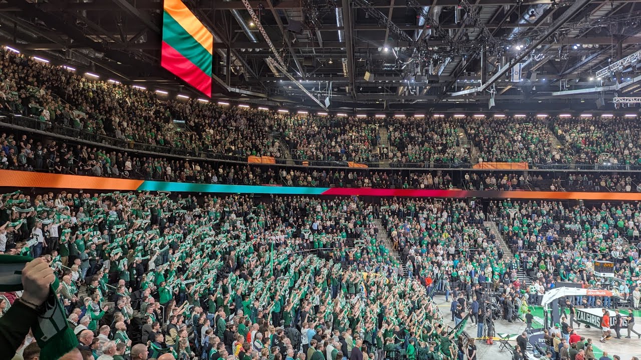 Žalgiris – Hapoel Tel Aviv: atmosphere 