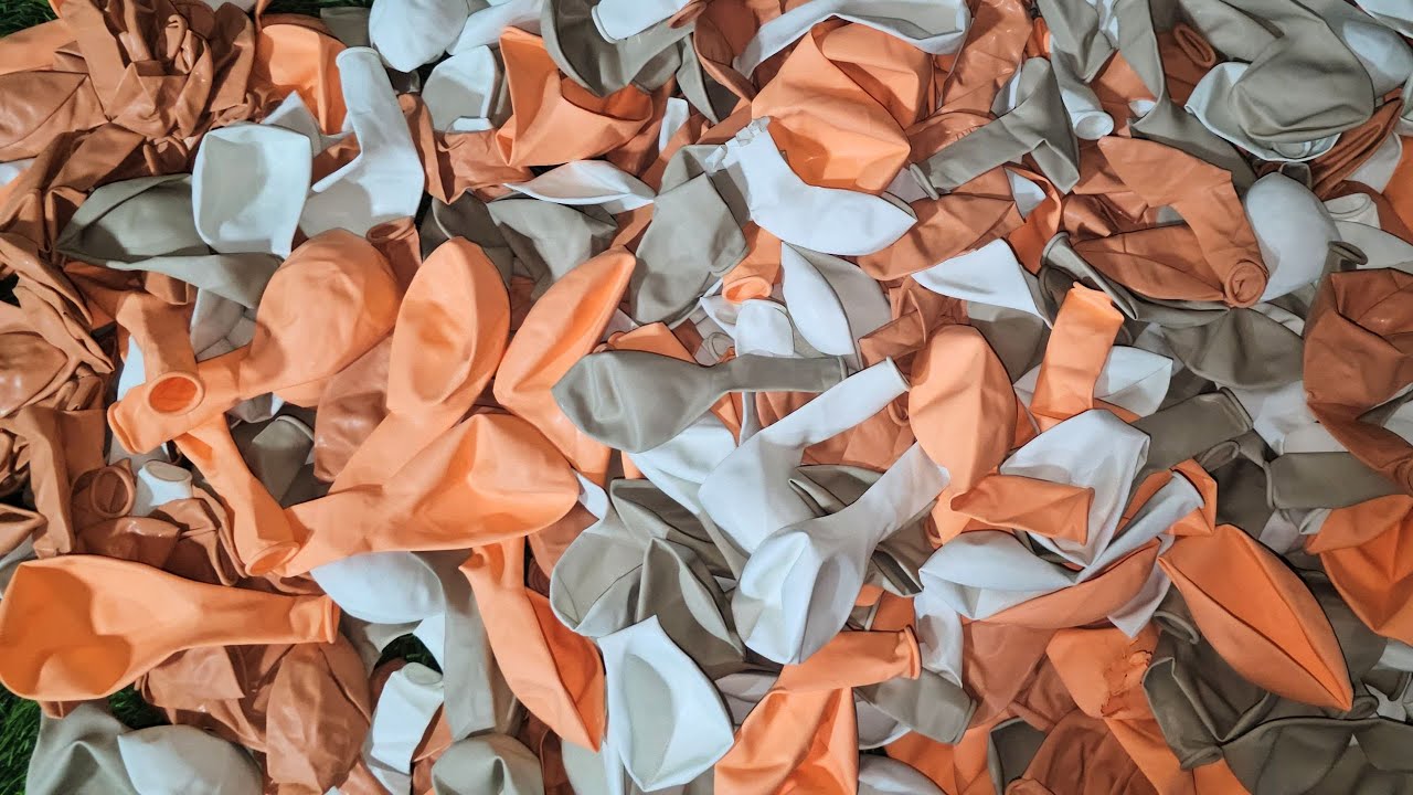 1000 Satisfying ASMR Unboxing Colorful Balloons 🎈