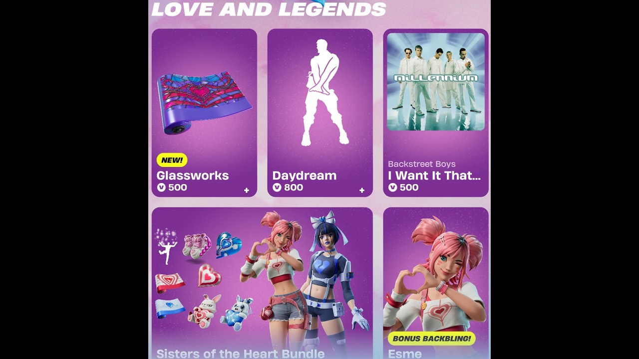 Fortnite Item Shop (12th February 2026) New Glassworks Wrap #fortniteitemshopdaily