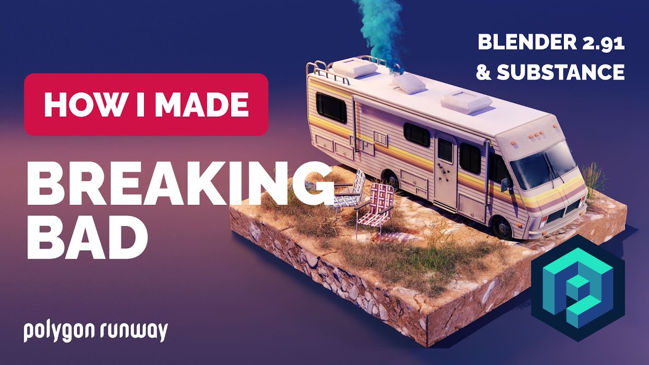 Breaking Bad RV in Blender 2.91 - 3D Modeling Process | Polygon Runway