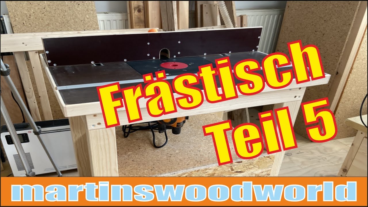 Frästisch | Tischfräse | Anschlag/Absaugung | Teil 5 | DIY