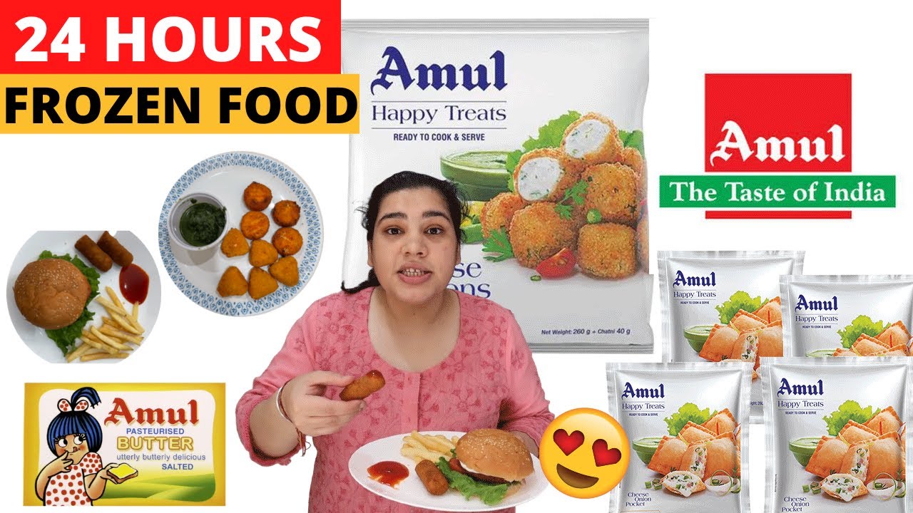 Eating only Amul products only for 24 hours || Ready to Eat 🥘 😍