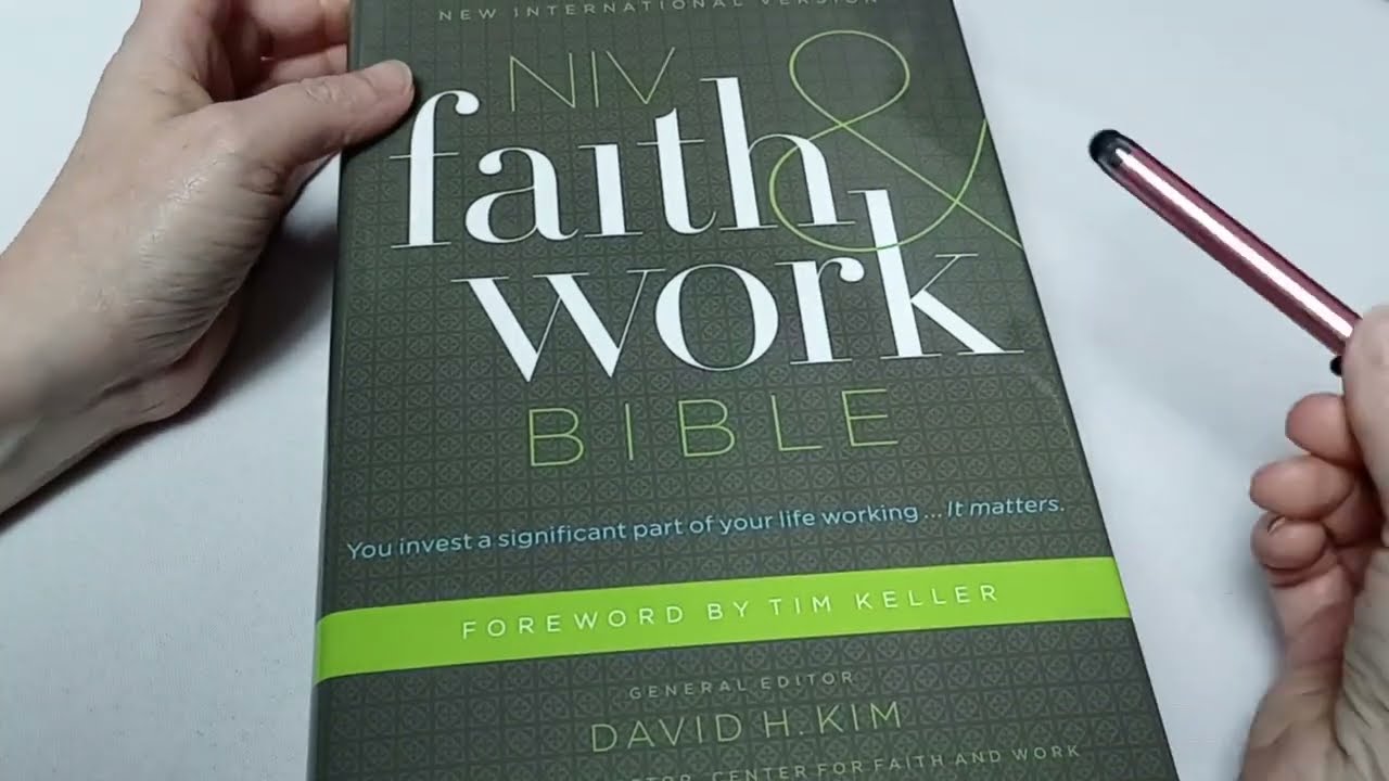 NIV Faith & Work Bible Review #zondervan