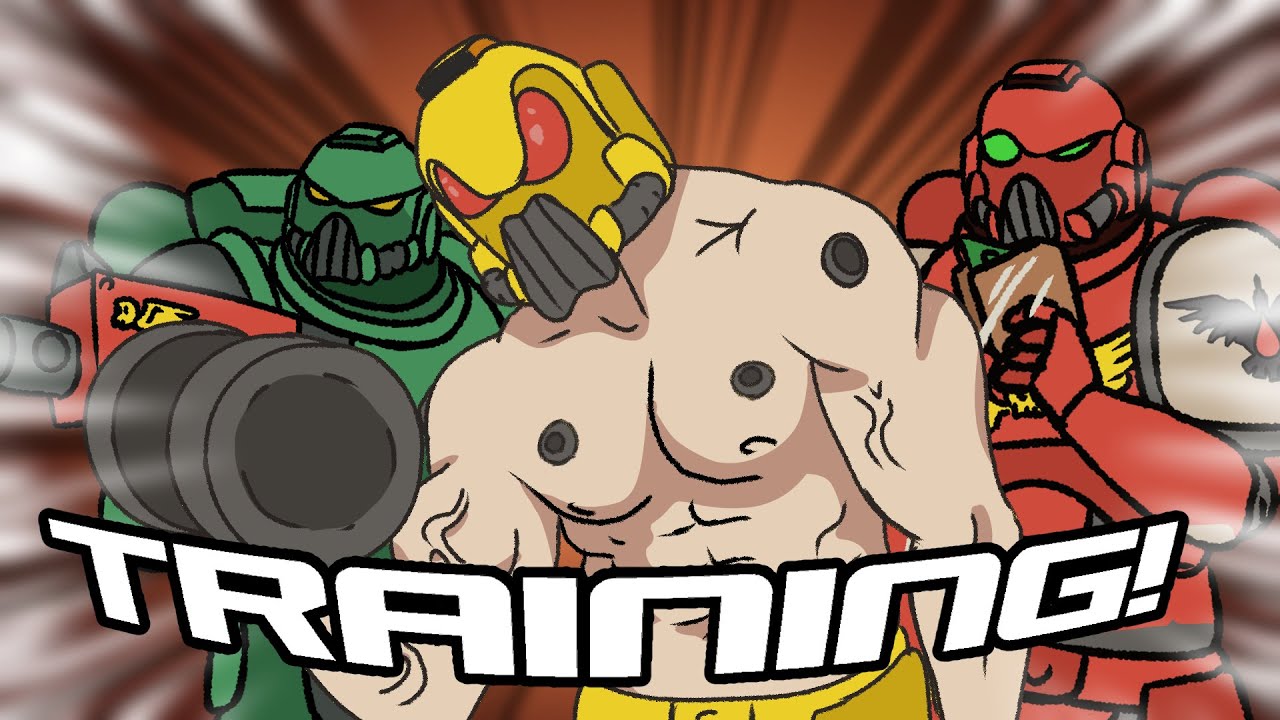 TRAINING OF THE SPACE MARINES (ANIMATED WH40K)