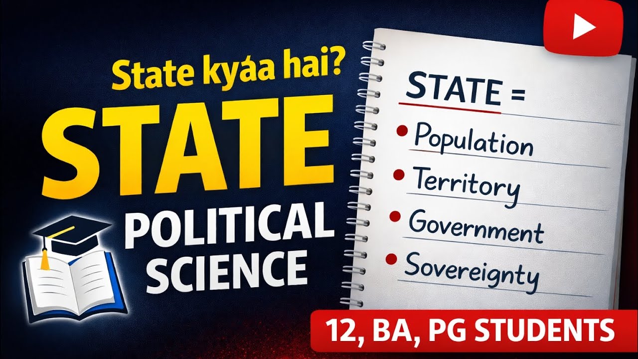 State kya hota hai? Political Science basic concept | Simple explanation with handwritten notes.