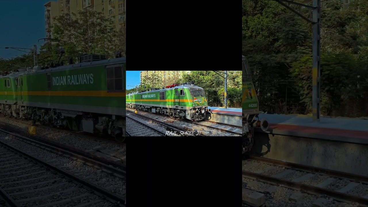 WAG 9HC Freight Train #shortsfeed #railfanning #indianrailways #shorts #trainashortaday
