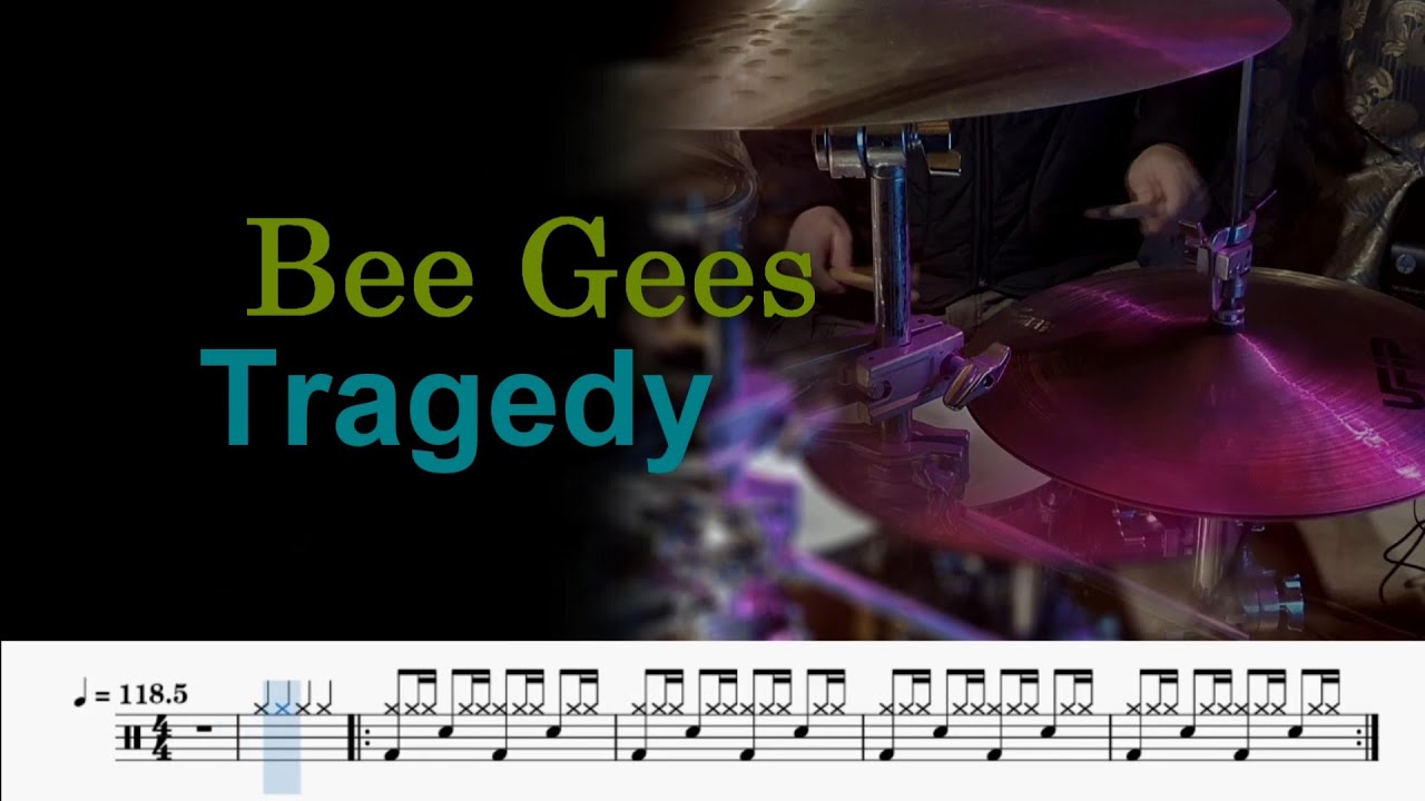 Tragedy (비극) - Bee Gees (비지스) 1979 Billboard No1.  drum cover. 드럼악보. 취미드럼.