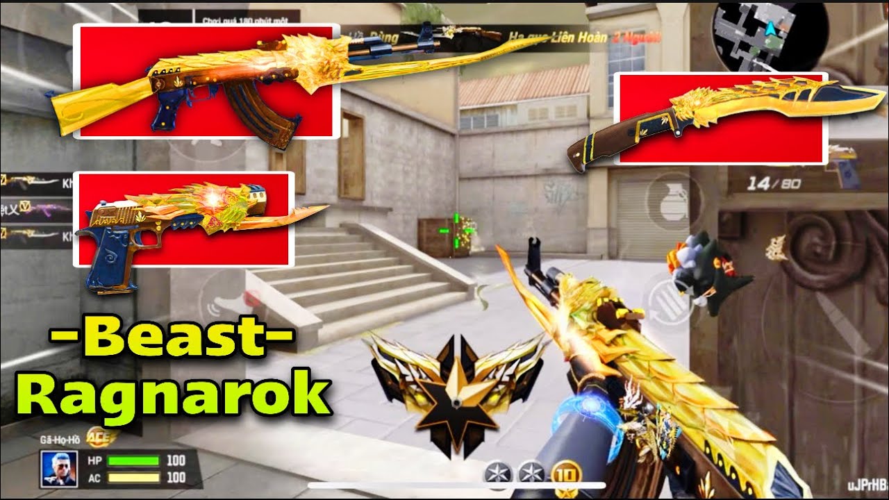 CrossFire Legends: Test AK47 Ragnarok (full set) 