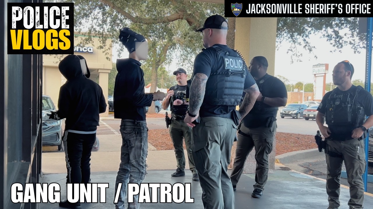 POLICE VLOGS- Jacksonville Sheriffs Office GANG UNIT / PATROL