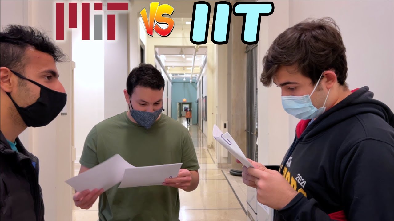 Испытание студентов MIT с помощью экзамена IIT-JEE Advanced! IIT против MIT