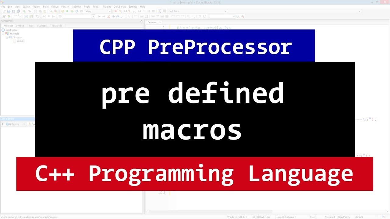C++ Predefined macros | LINE PreProcessor Directive | CPP  Video Tutorial