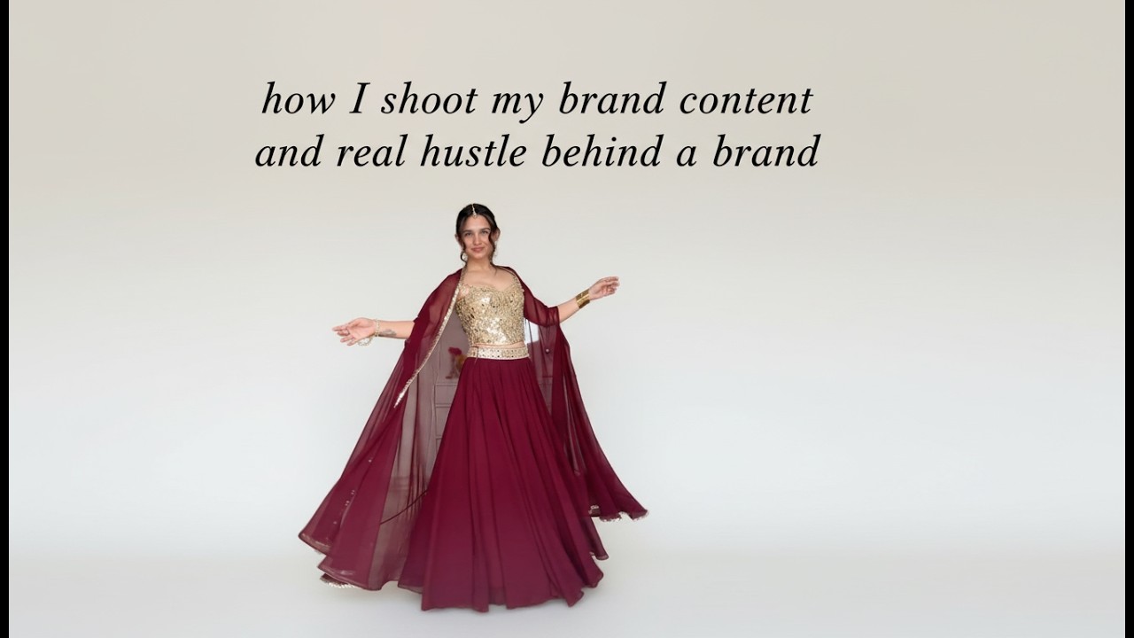 this is how i shoot my brand's video