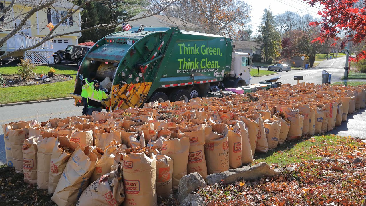Garbage Truck VS 400 Leaf Bags
