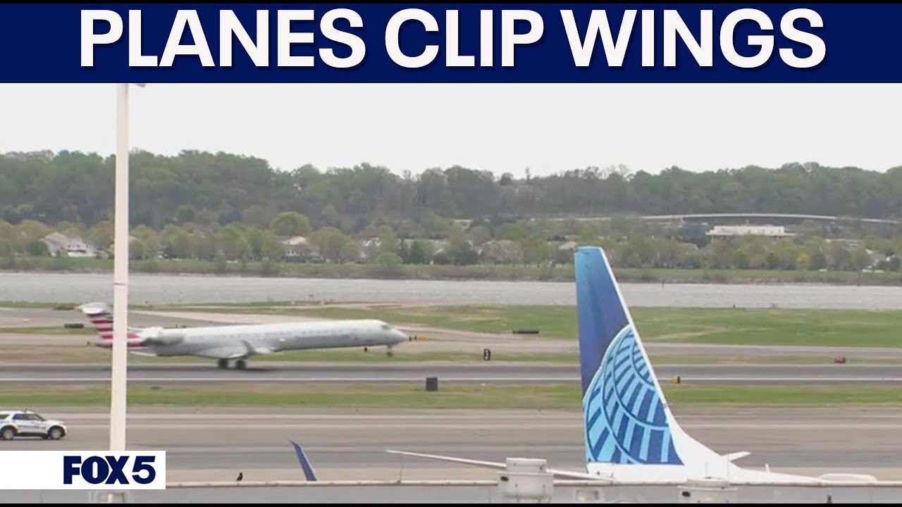 American Airlines planes clip wings at Reagan National Airport