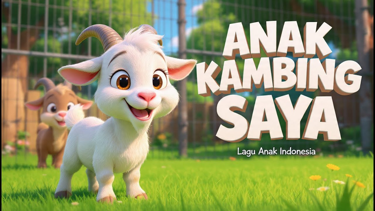 Anak Kambing Saya 🐐 Lagu Anak Indonesia Seru & Populer!
