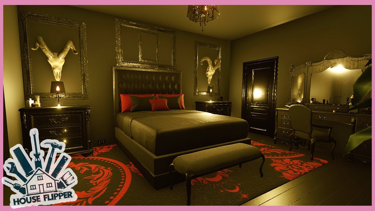 Modern Gothic Apartment | House Flipper A Room For Enhancements (Speed Build)