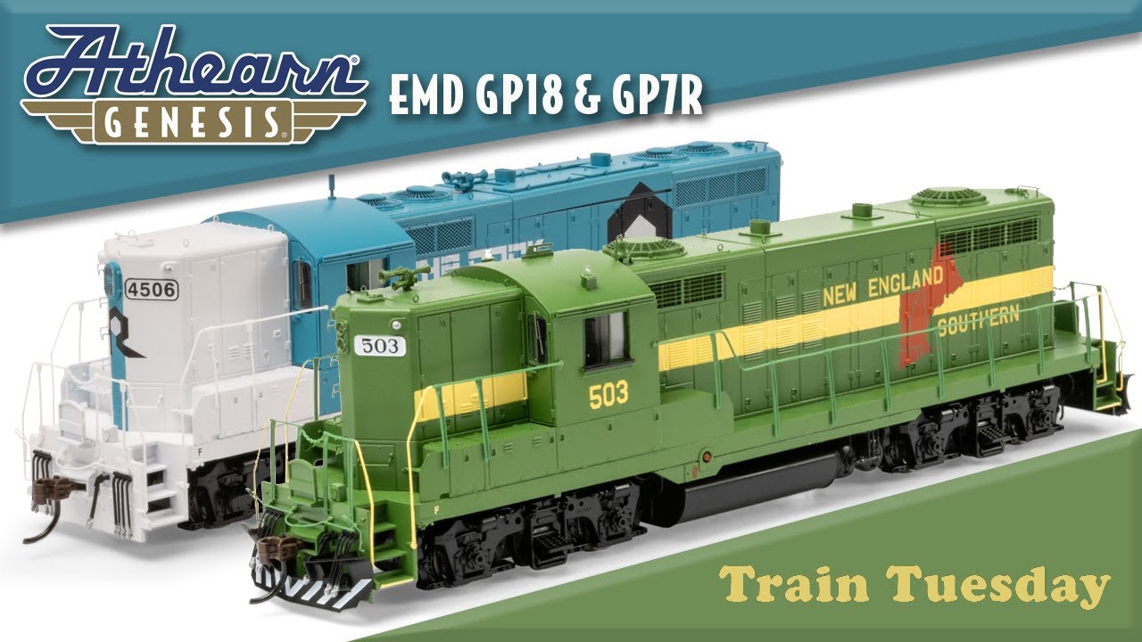 Train Tuesday 01/06/26: Athearn Genesis EMD GP18 & GP7
