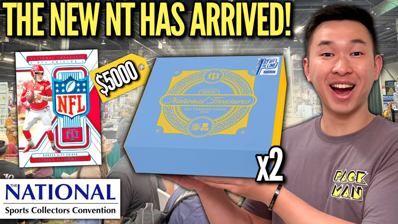 THE NEW NT IS A WILD SET! 😳🔥 2024 Panini National Treasures Football FOTL Hobby Box Review