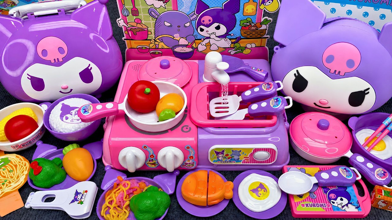 Ultimate ASMR Kuromi Sanrio Kitchen & Cooking BEST Relaxation Unboxing | TOY PLAYSET ASMR