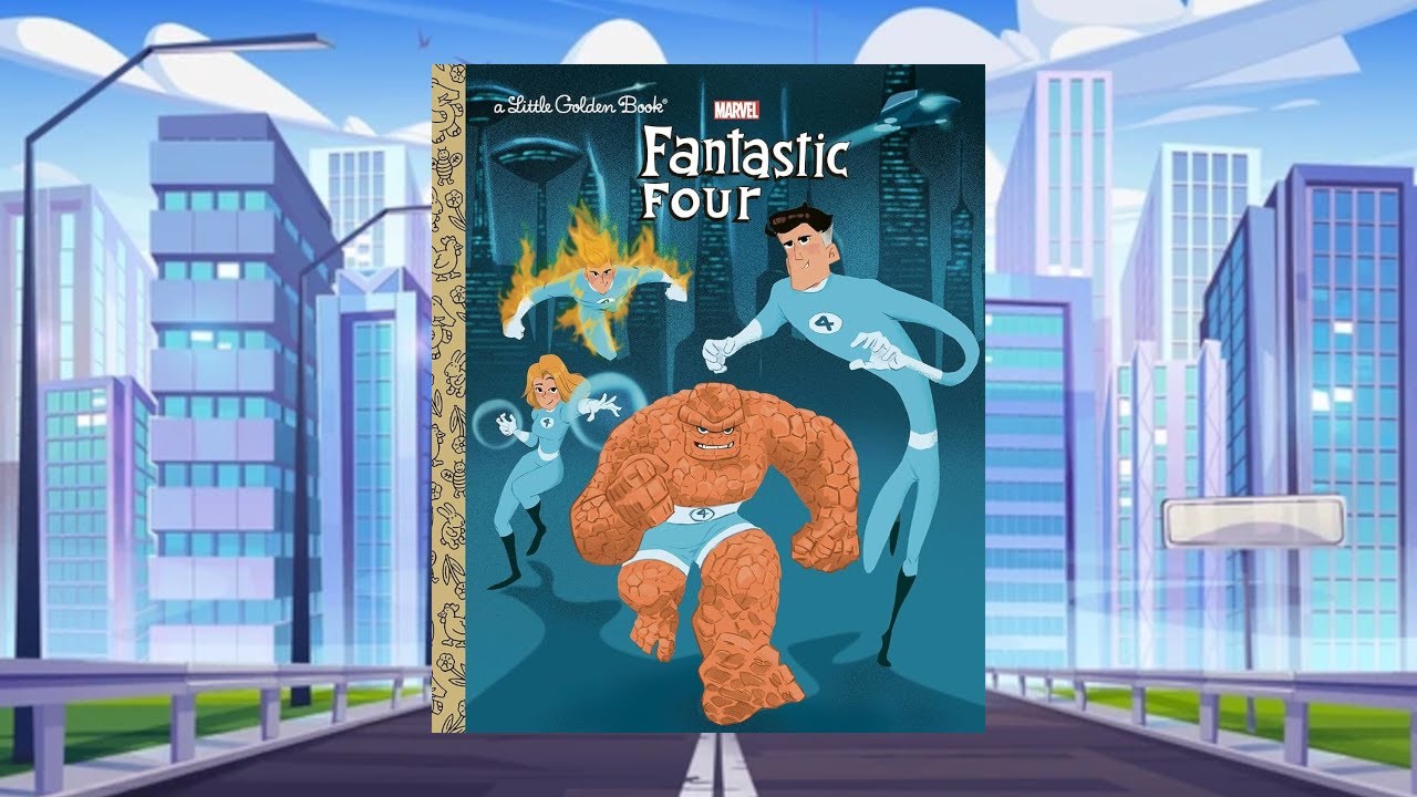 Marvel Fantastic four a little Golden Book kids book read along