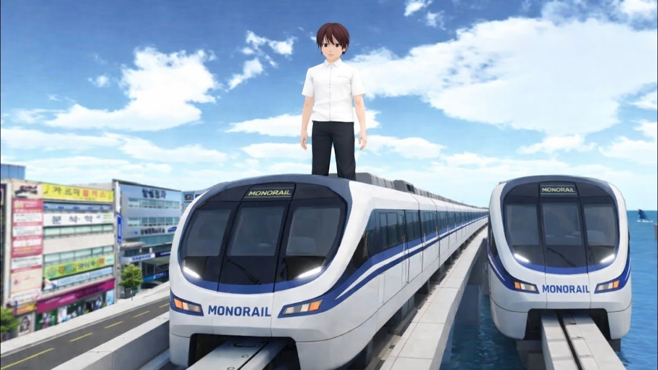 Standing on a Speeding Monorail 🚄 | Epic City Ride Above the Ocean 🌊 2026 GaMiNg WiTh DRiFT