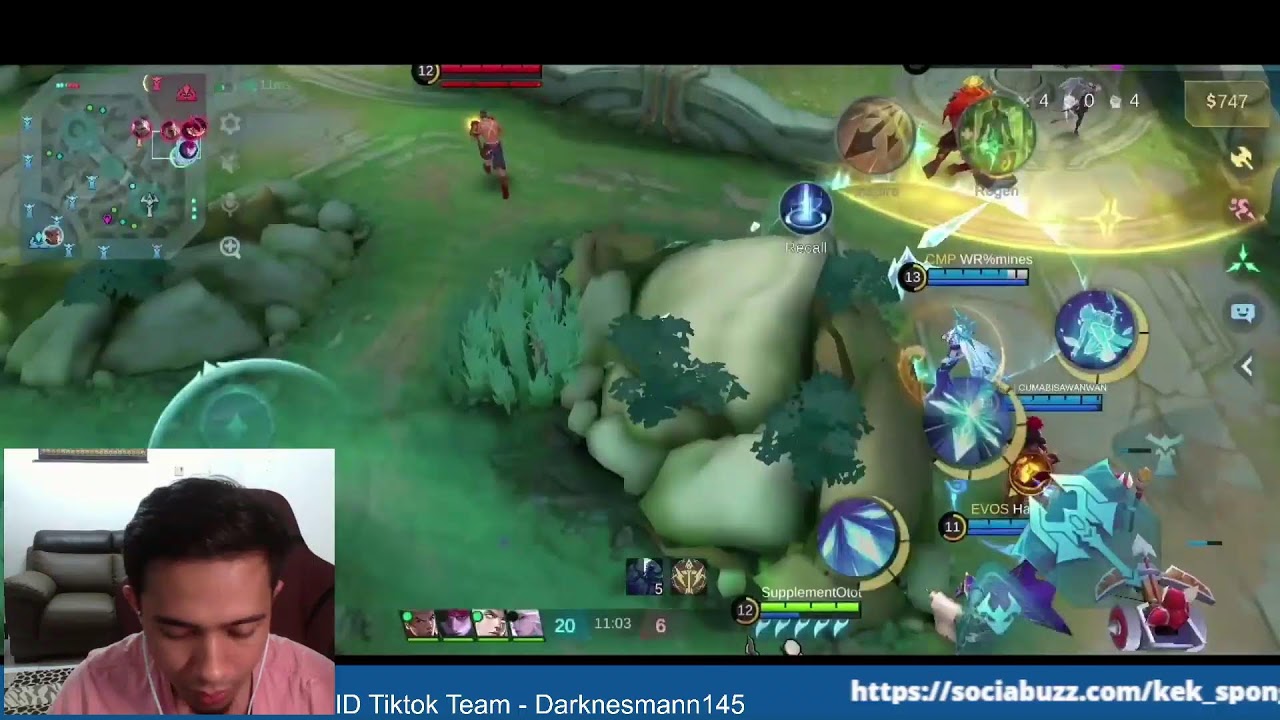 MLBB Gameplay - pc shutdown tiber,,,nasib menang