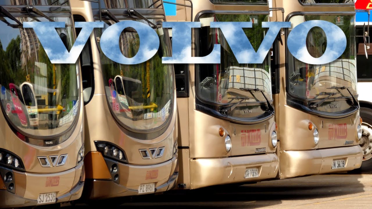 Hong Kong Buses - KMB's Volvo double deckers.