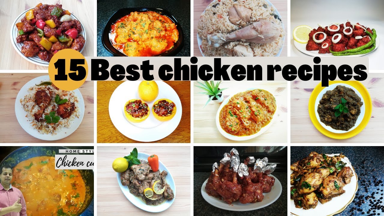 Recipes Collection (English subtitles)/Best chicken recipes (Indian)/#papascooking/Recipe list below