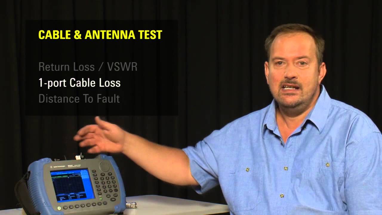 Cable and Antenna Test | N9344C, N9343C, N9343C Handheld Spectrum Analyzers | Keysight Technologies