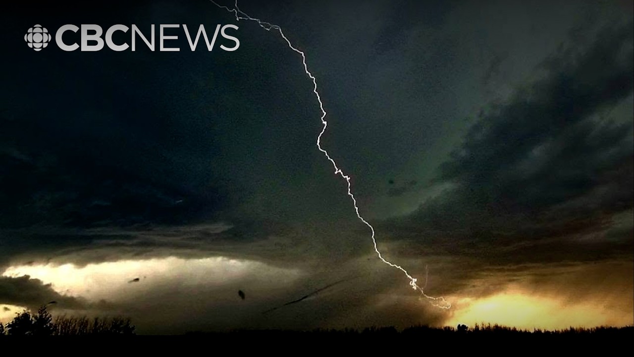 Damaging thunderstorm blows through central Alberta