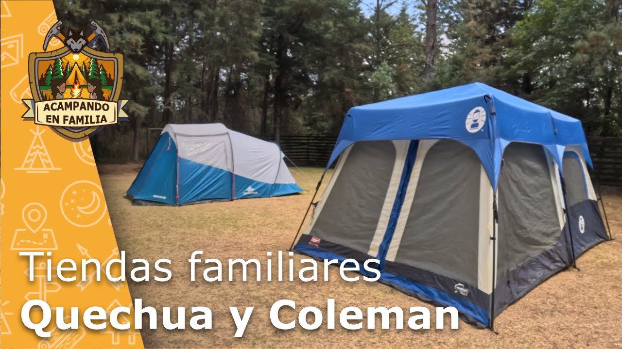 ¿Arpenaz Family 4.1 F&B  @decathlon_quechua  o Instant Tent 8P  @coleman?